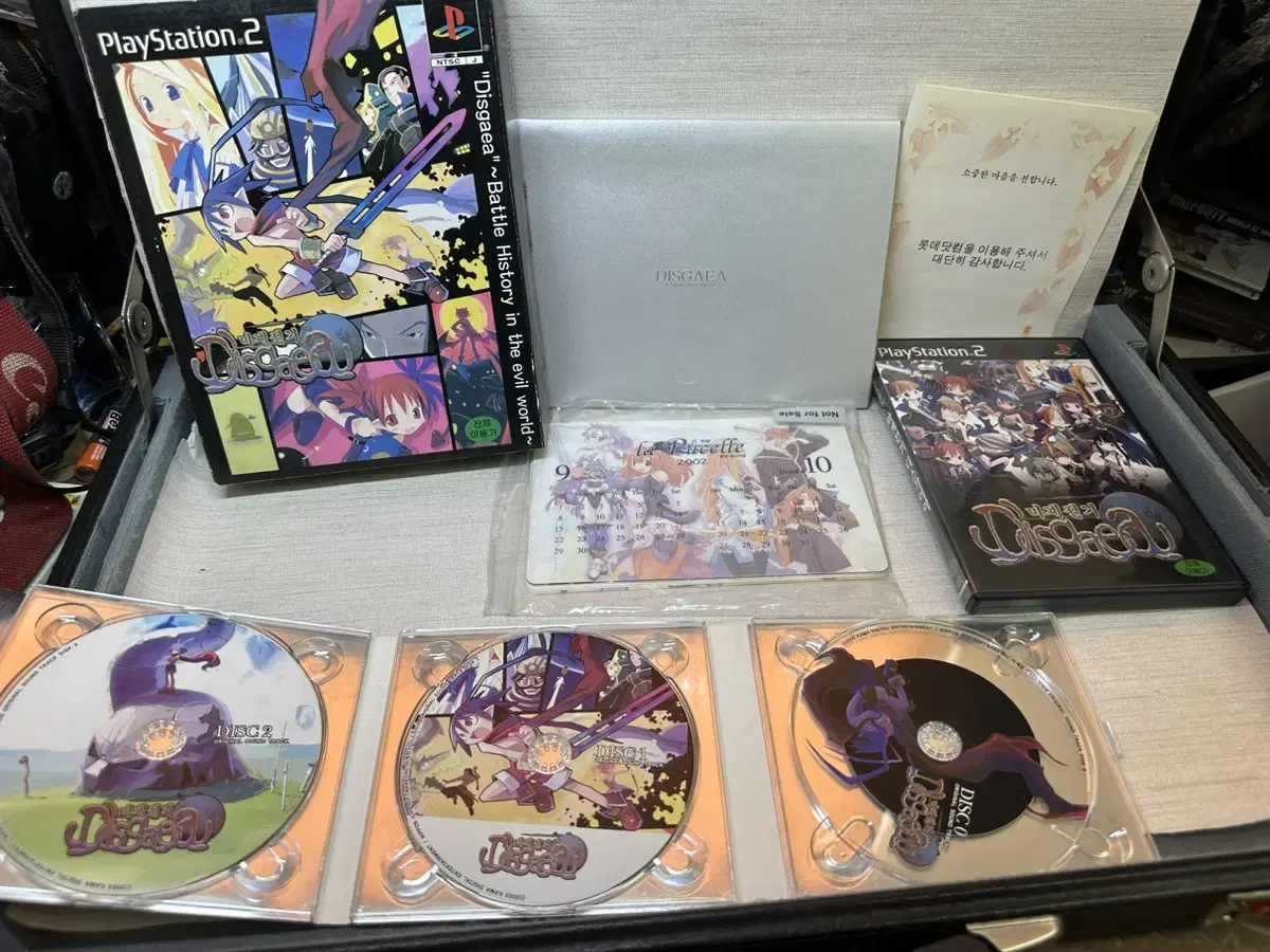 PS2 마계전기,OST 3CD+게임CD,설정집특별박스세트